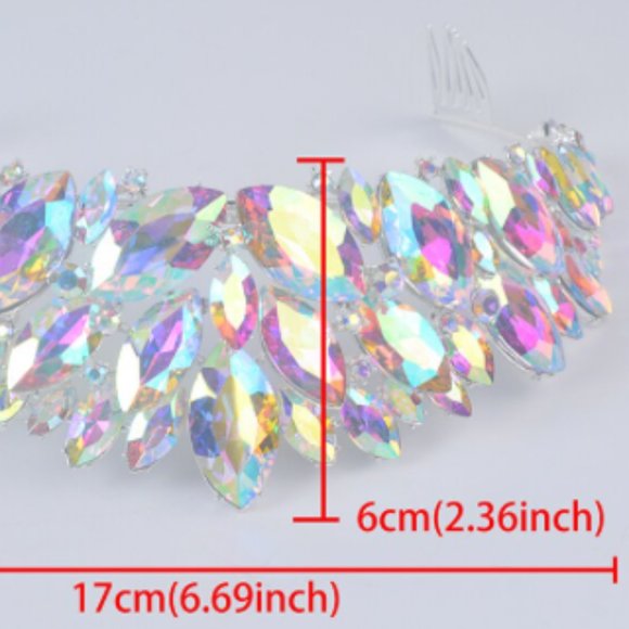 Aurora Borealis Wedding Tiara main image 4
